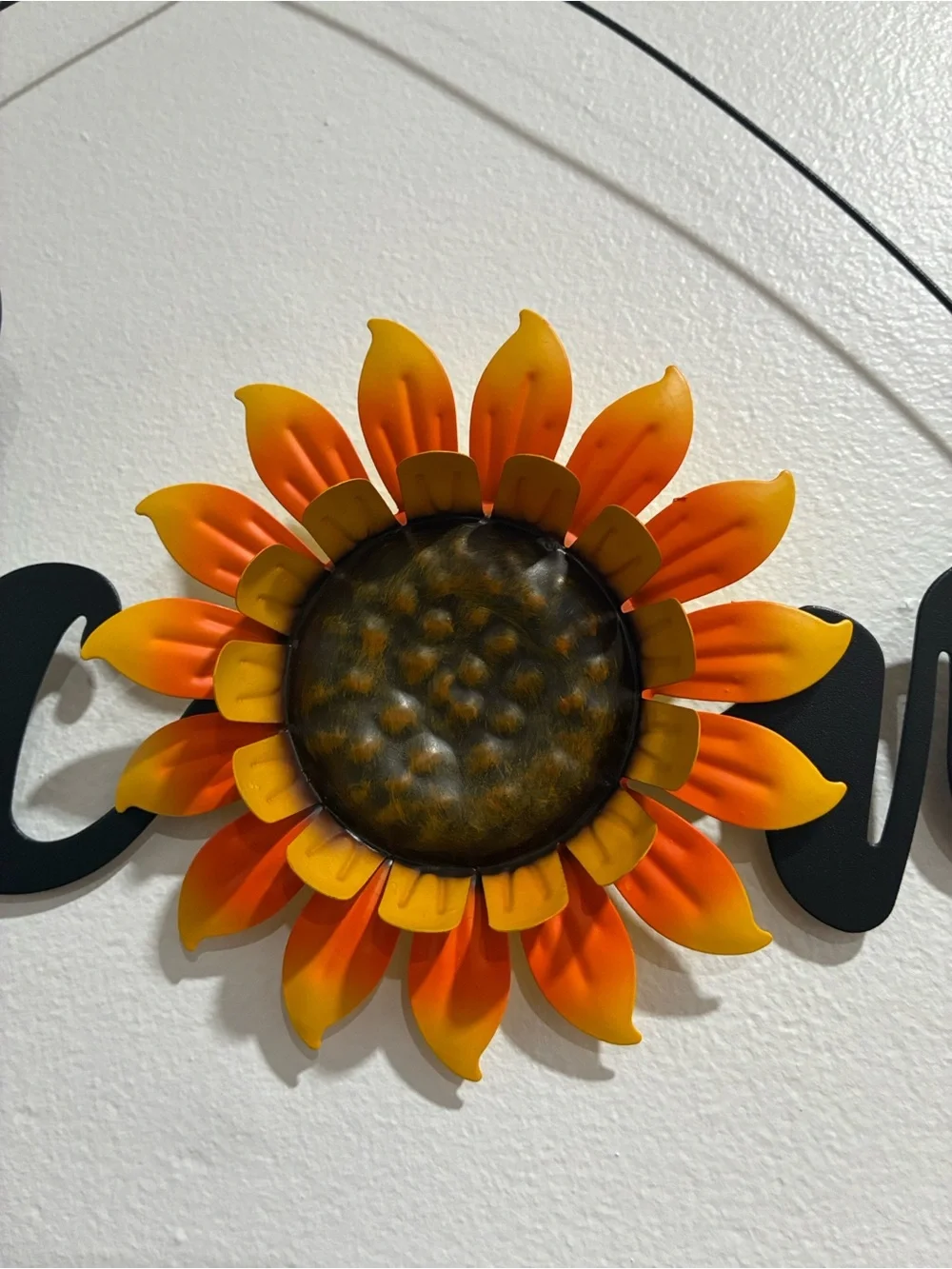 NWT- Metal- Welcome Sign with Sunflower Accent 🌻